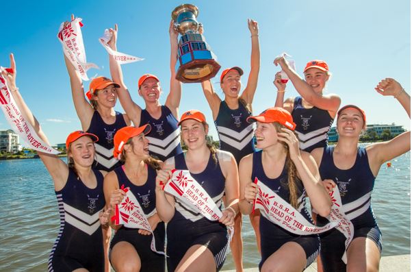 St Margarets win the 2014 Brisbane Head of the River